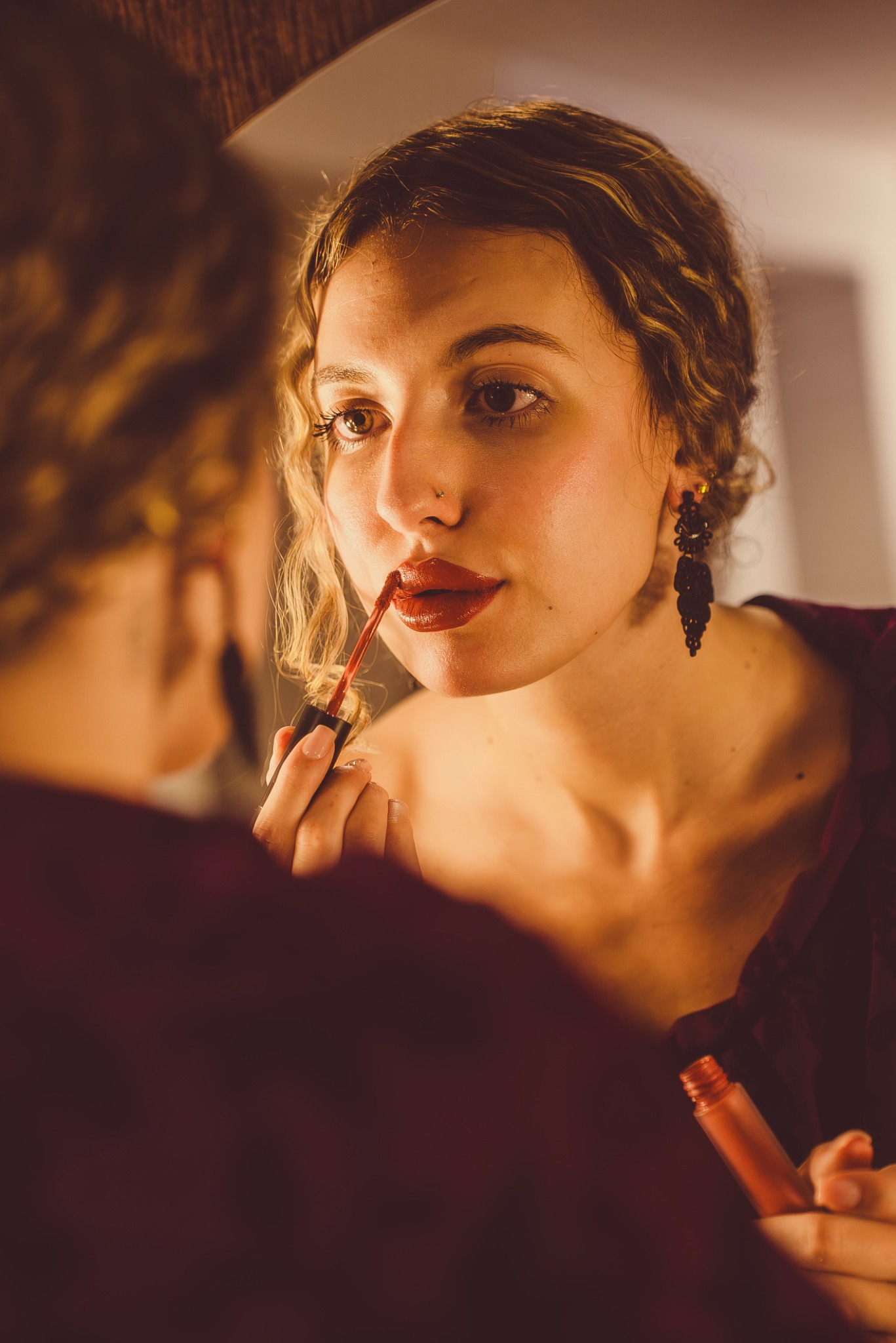 Gabriela nos bastidores
